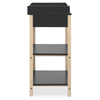 Dream On Me Soho Changing Table In Matte Black Vintage