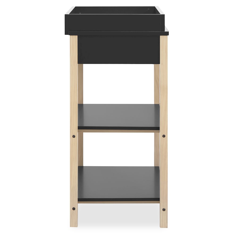 Dream On Me Soho Changing Table In Matte Black Vintage