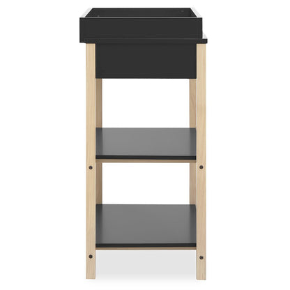 Dream On Me Soho Changing Table In Matte Black Vintage