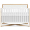 Dream On Me Owen 5-in-1 Convertible Crib, Vintage White Oak