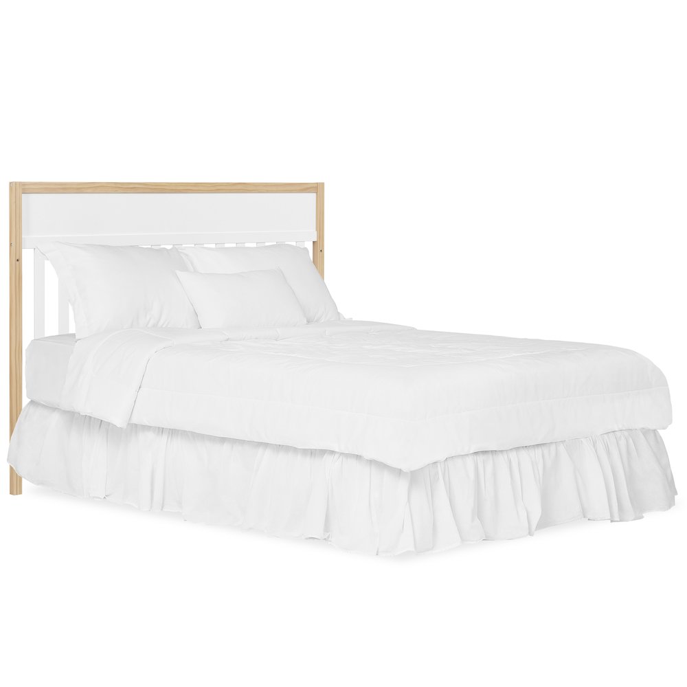 Dream On Me Owen 5-in-1 Convertible Crib, Vintage White Oak