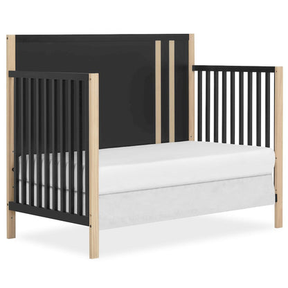 Dream On Me Soho Convertible Crib In Matte Black Vintage