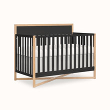 Dream On Me Owen 5-in-1 Convertible Crib, Matte Black
