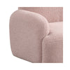 Raelynn 25.5"W Pink Sherpa Bear-Shaped Kids Armchair