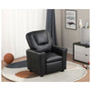 Marisa 23"W Black PU Leather Kids Recliner Chair with Cupholder