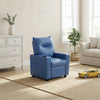 Furnifact Kids Recliner Chair with Cupholder and Foam-Padded Seat, Blue