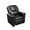 Marisa 23"W Black PU Leather Kids Recliner Chair with Cupholder