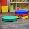 Primary Round Floor Cushions - Set of 4