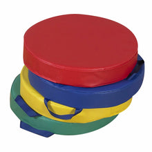 Primary Round Floor Cushions - Set of 4