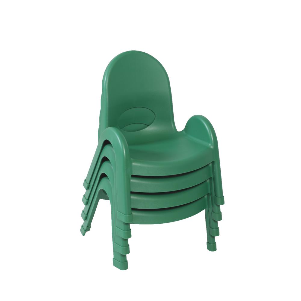 Value Stack™ 7" Child Chair - Shamrock Green