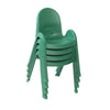 Value Stack™ 13" Child Chair - Shamrock Green