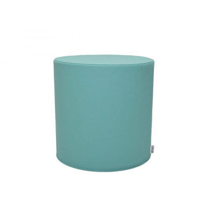 Ottoman - 22 Diameter x 22 H - Tranquility - Aqua