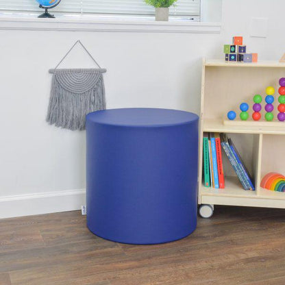 Ottoman - 22 Diameter x 22 H - Tranquility - Navy