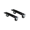 Adjustable Leg Workbench Caster Kit, 36"D, 708 Midnight Ebony