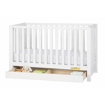 Emma 4-in-1 Convertible Crib with Drawer White