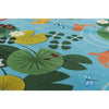 Playground Pond Blue Kid Rug 6' X 8'2"