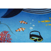 Playground Ocean Blue Kid Rug 6' X 6' Round