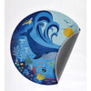Playground Ocean Blue Kid Rug 6' X 6' Round