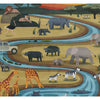 Playground Safari Multi Kid Rug 6' X 6'8"