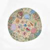 Playground Tea Party Green Kid Rug 4' X 4' Round