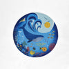 Playground Ocean Blue Kid Rug 4' X 4' Round