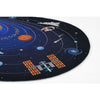 Playground Space Blue Kid Rug 4' X 4'4"