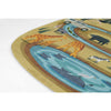 Playground Safari Multi Kid Rug 4' X 4'4"