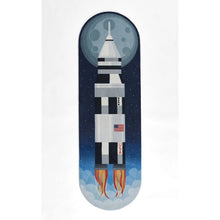 Playground Rocket Blue Kid Rug 2'4" X 7'7"