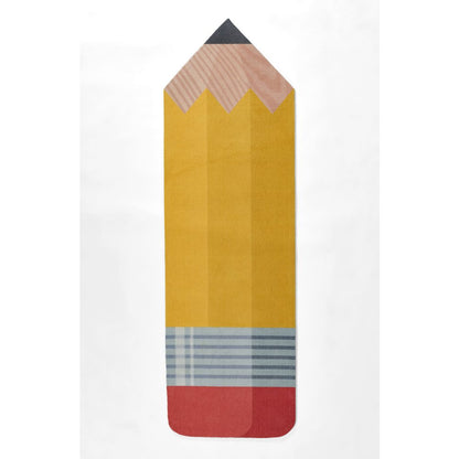 Playground Pencil Multi Kid Rug 2'4" X 7'7"