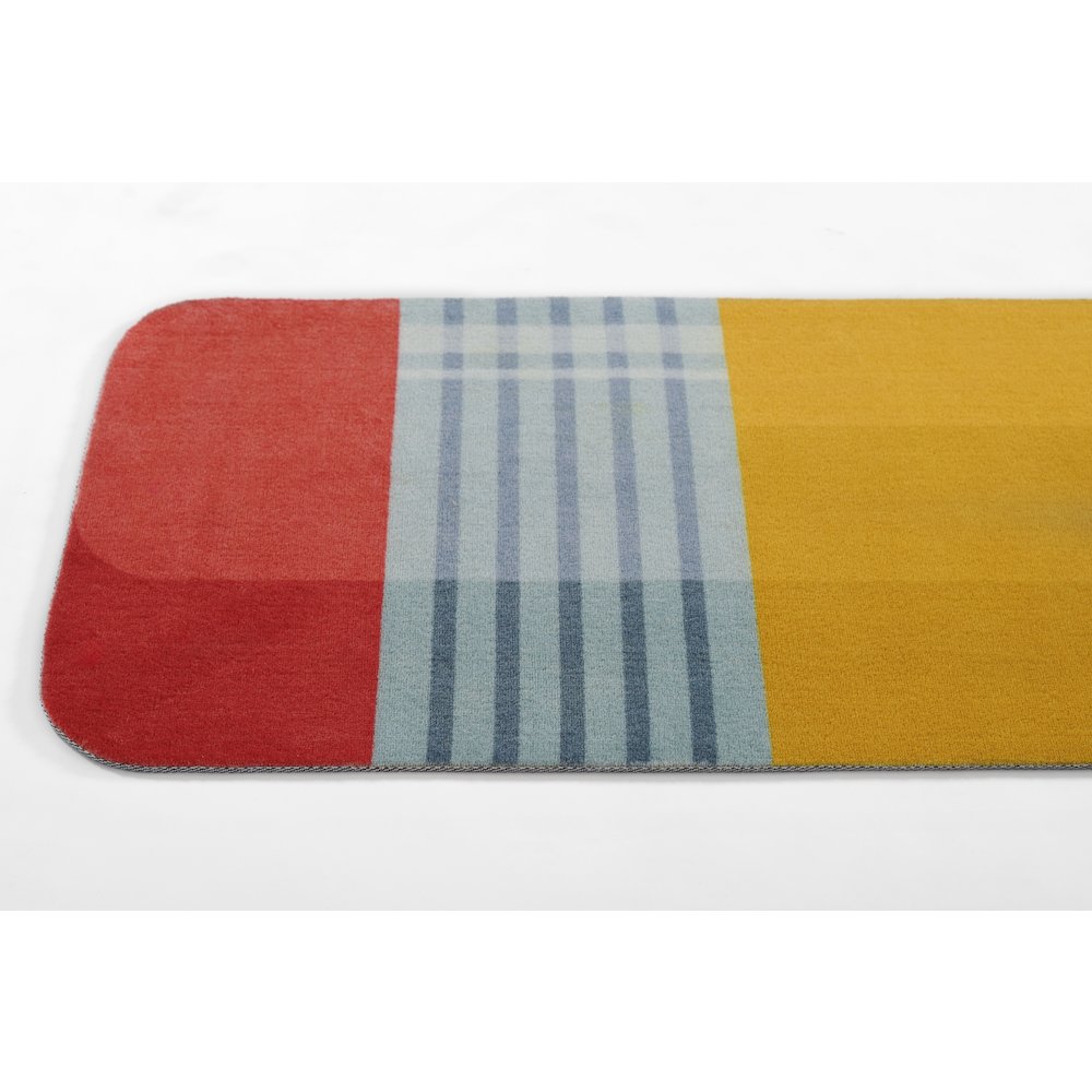 Playground Pencil Multi Kid Rug 2'4" X 7'7"