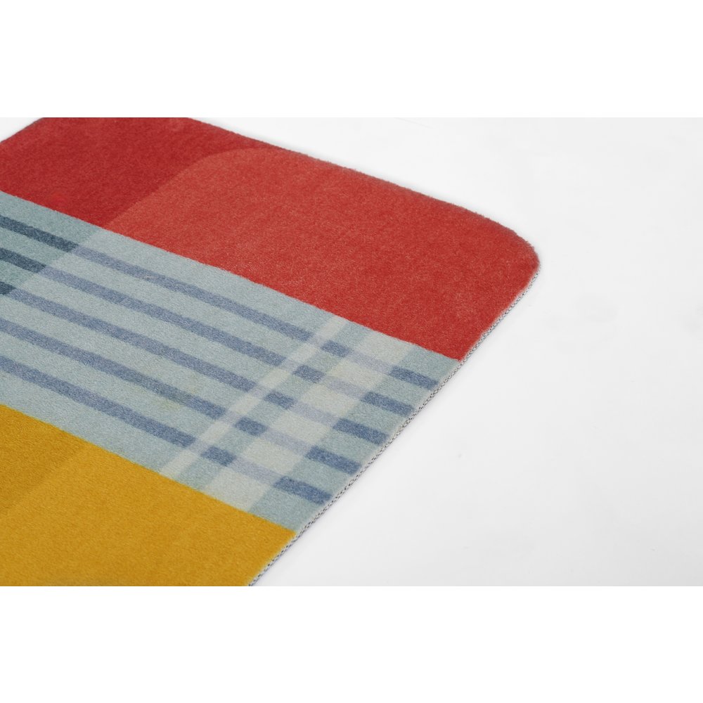 Playground Pencil Multi Kid Rug 2'4" X 7'7"