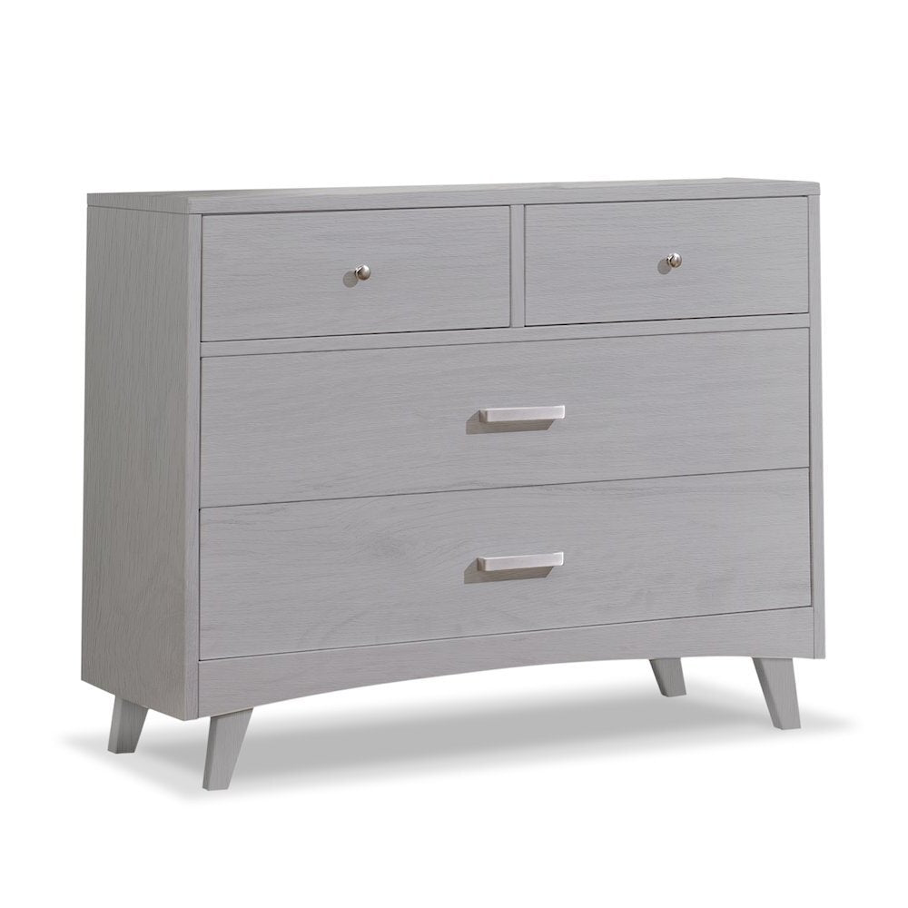 Sorelle Soho 4 Drawer Dresser,Weathered Gray Color