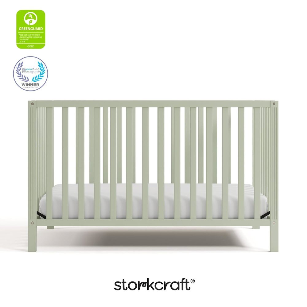 Morningside 5-in-1 Convertible Crib - Sage