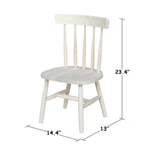 Tot's Chair - Unfinished, Ready to finish set of 2