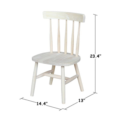 Tot's Chair - Unfinished, Ready to finish set of 2