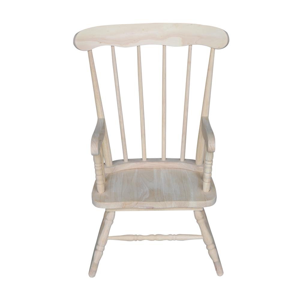 Juvenile Rocker, Unfinished, Grey Color