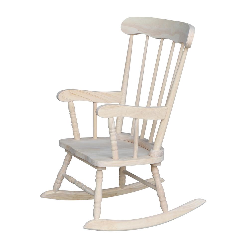 Juvenile Rocker, Unfinished, Grey Color