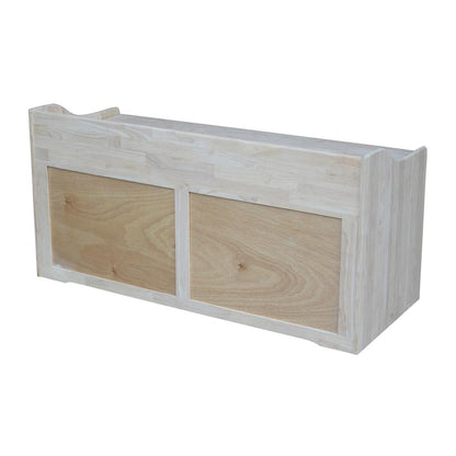 Kids Storage Box, Unfinished, Grey