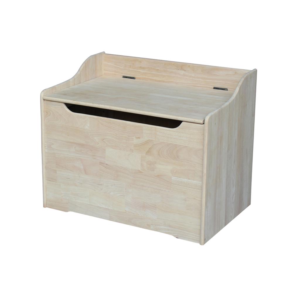 Kids Storage Box, Unfinished, Brown