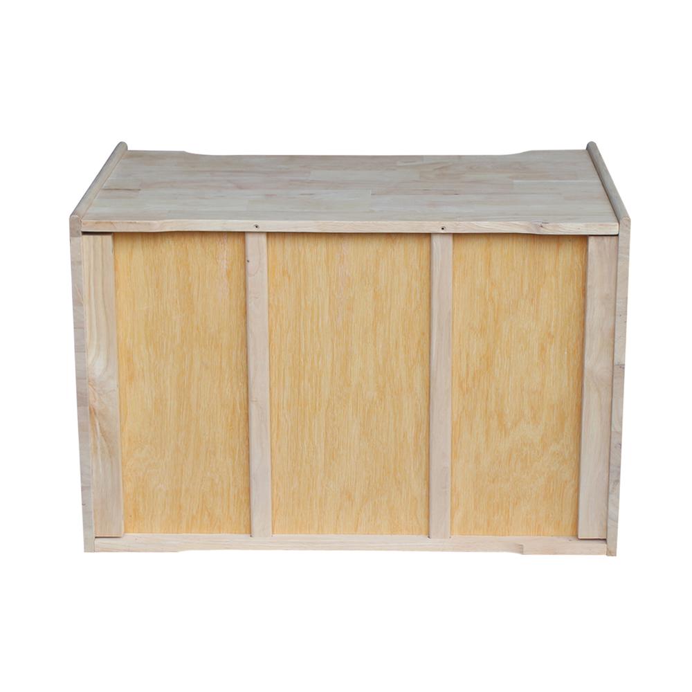 Kids Storage Box, Unfinished, Brown