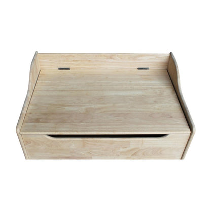 Kids Storage Box, Unfinished, Brown