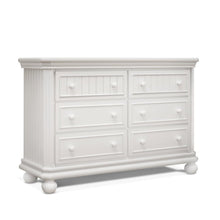 Sorelle Finley RTA 6 Drawer Double Dresser,White Color