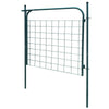 vidaXL Garden Fence Gate 39.4"x39.4" Green