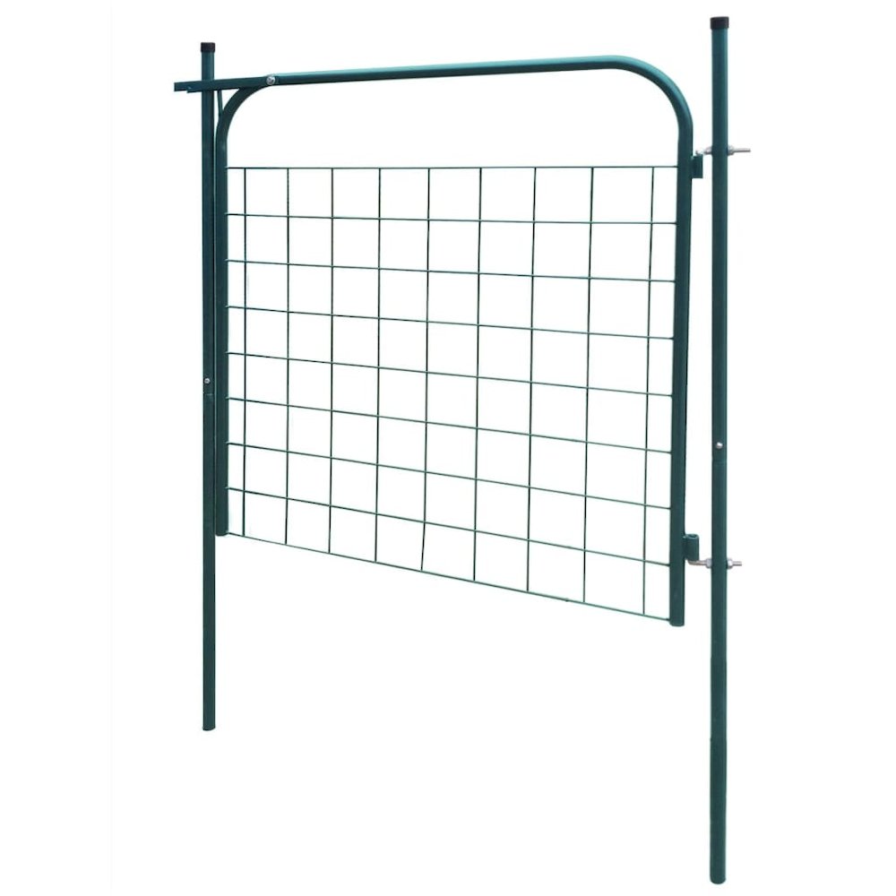 vidaXL Garden Fence Gate 39.4"x39.4" Green