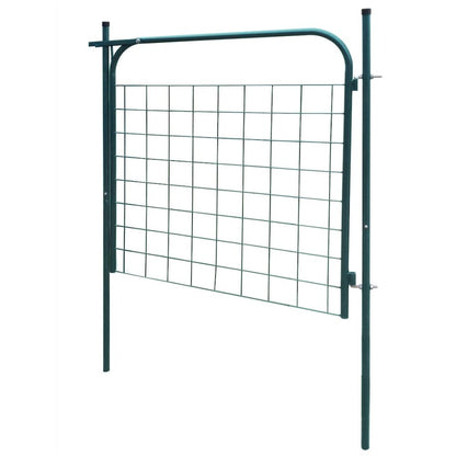 vidaXL Garden Fence Gate 39.4"x39.4" Green