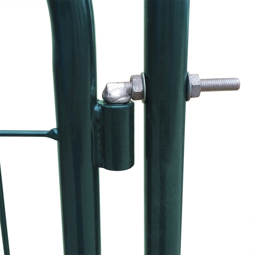vidaXL Garden Fence Gate 39.4"x39.4" Green