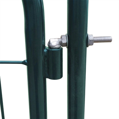 vidaXL Garden Fence Gate 39.4"x39.4" Green
