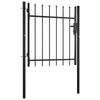 vidaXL Door Fence Gate with Spear Top 39.4"x29.5"