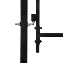vidaXL Door Fence Gate with Spear Top 39.4"x29.5"