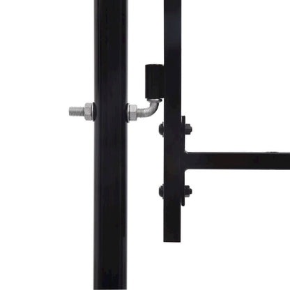 vidaXL Door Fence Gate with Spear Top 39.4"x29.5"